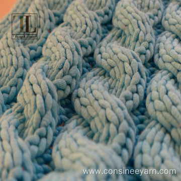 Topline 1.5 gauge tape cotton nylon blend yarn